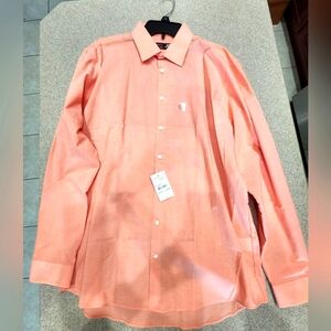 Men's Coral J Ferrar Button-down Dress shirt